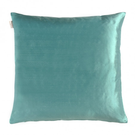 Side tyynynpäällinen silkki, turquoise