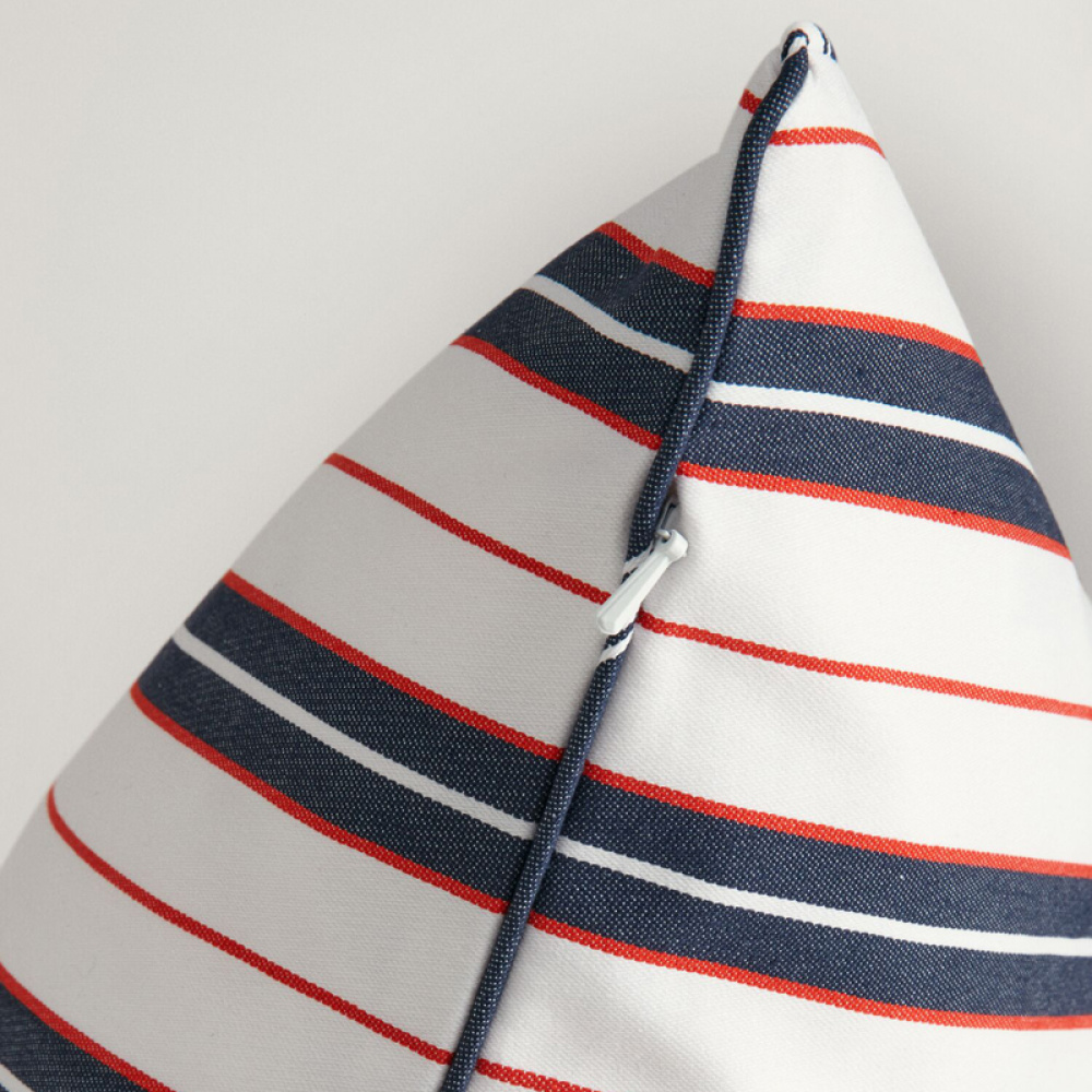 gant mix stripe tyynynpäällinen, orange red