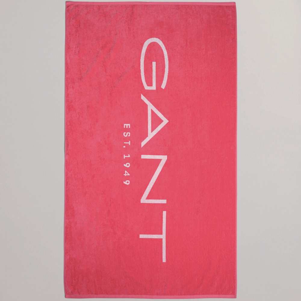 gant est. 1949 beach towel rantapyyhe 100x180cm, watermelon red