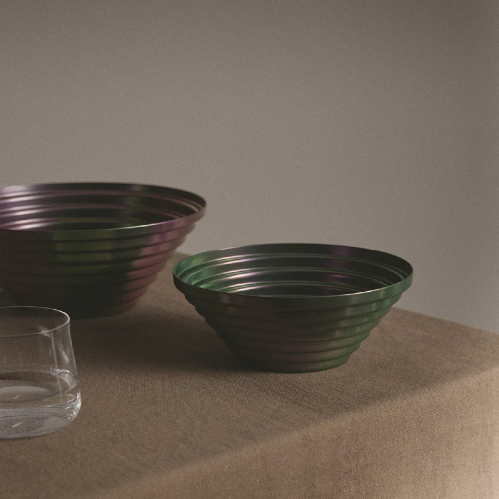 alessi maya kulho 25cm, violetti/vihreä